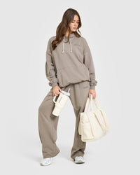 Raw Lounge Oversized Hoodie | Washed Minky