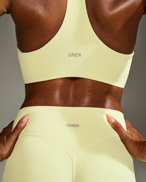 SoftMotion™ Sports Bra | Pastel Yellow