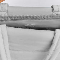 Quilted Tote Bag New Branding | Platinum Grey