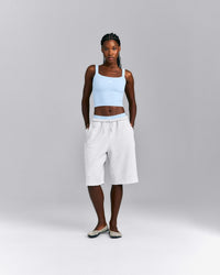 Seamless Scoop Neck Tank Top | Mist Blue