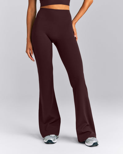 SoftMotion™ Flared Pants | Plum Brown