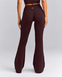 SoftMotion™ Flared Pants | Plum Brown