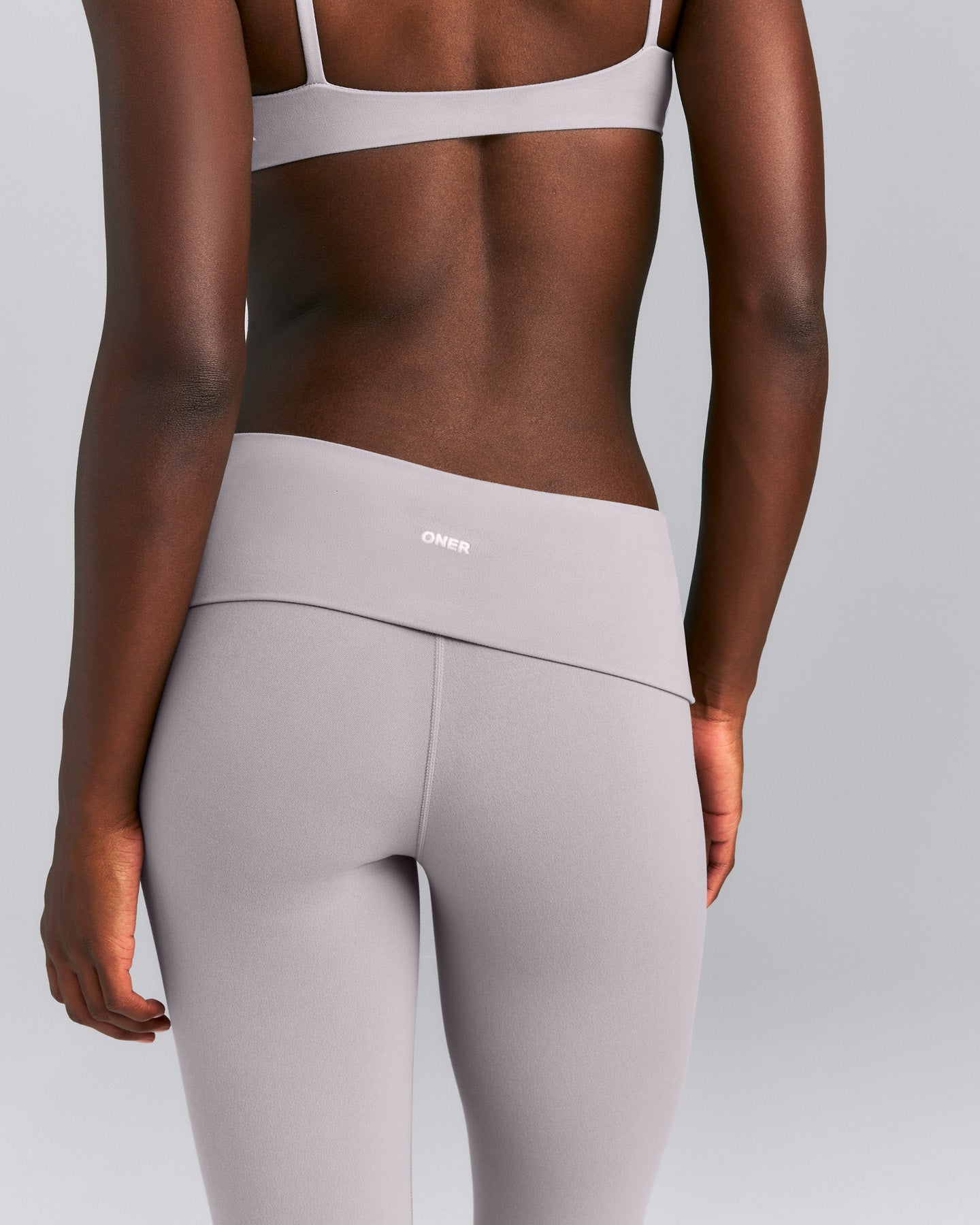 SoftMotion™ Fold Over Capri Leggings New Branding | Zinc Grey