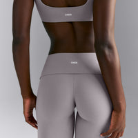 SoftMotion™ Fold Over Mid Rise Straight Leg Pants New Branding | Zinc Grey