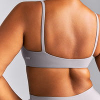 SoftMotion™ Strappy Scoop Bralette | Zinc Grey
