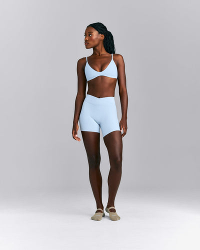 SoftMotion™ Wrap Shorts 6" New Branding | Mist Blue