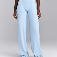 SoftMotion™ Wrap Straight Leg Pants New Branding | Mist Blue