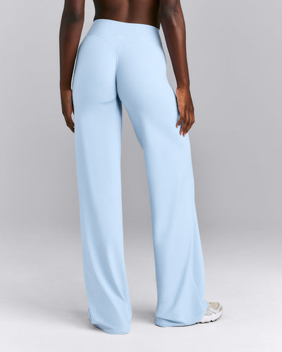 SoftMotion™ Wrap Straight Leg Pants New Branding | Mist Blue