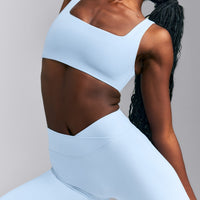 SoftMotion™ Wrap Straight Leg Pants New Branding | Mist Blue