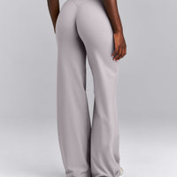 SoftMotion™ Wrap Straight Leg Pants New Branding | Zinc Grey