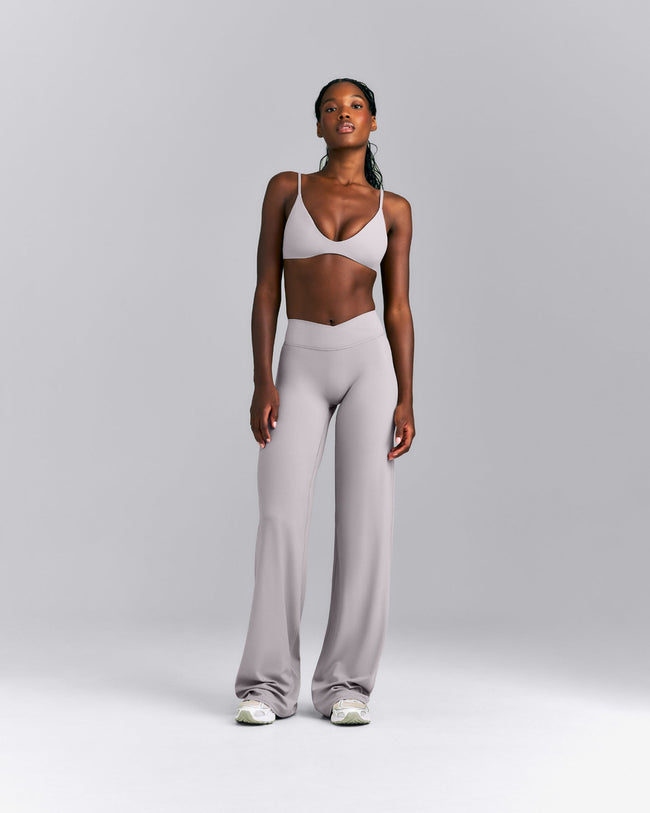 SoftMotion™ Wrap Straight Leg Pants New Branding | Zinc Grey