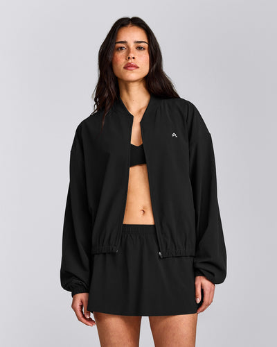 AirMove™ Mid Bomber Jacket | Black