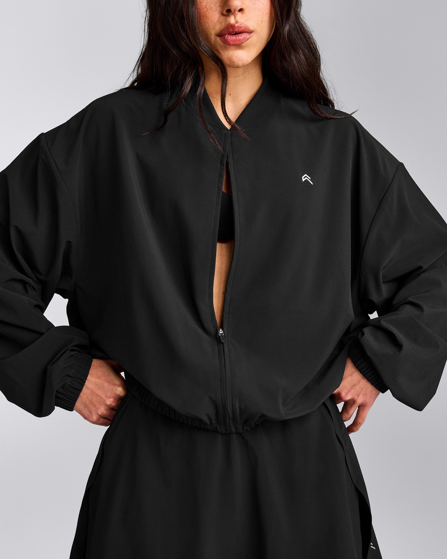 AirMove™ Mid Bomber Jacket | Black