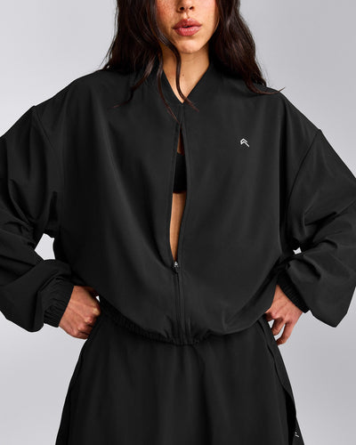 AirMove™ Mid Bomber Jacket | Black