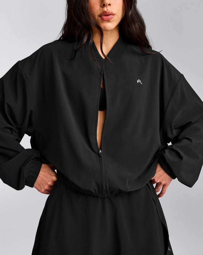 AirMove™ Mid Bomber Jacket | Black