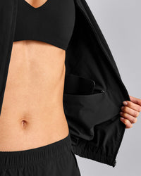 AirMove™ Mid Bomber Jacket | Black