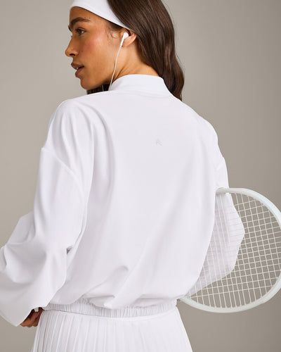AirMove™ Mid Bomber Jacket | White