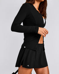 Mellow™ Rib Long Sleeve Cardigan | Black