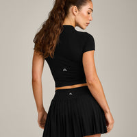 Oner Seamless Fitted Top | Black