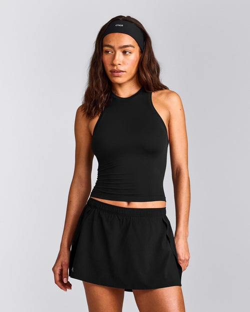 Oner Seamless Fitted Vest | Black
