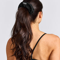 SoftMotion™ Scrunchie with Grey Logo | Black