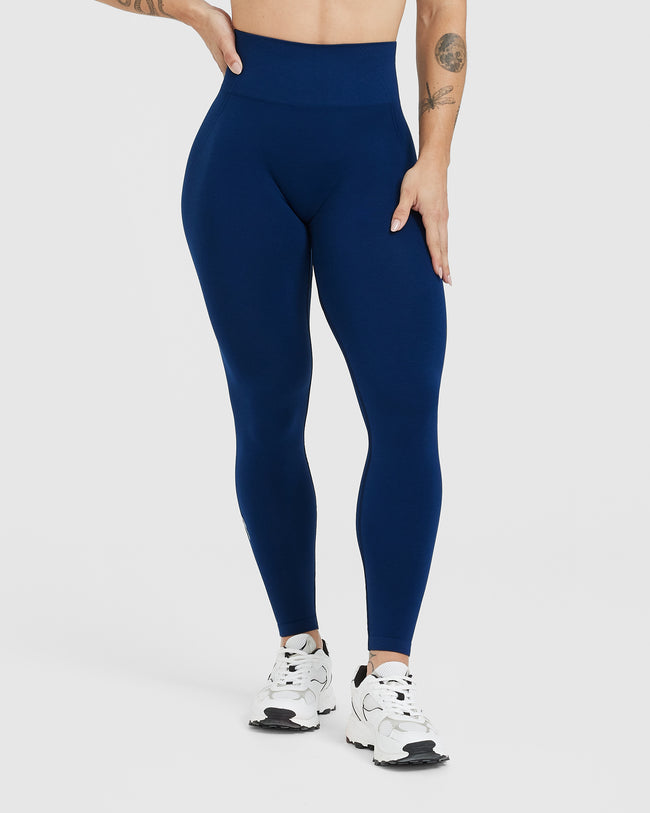 Seamless leggings PUSH UP MAX K001 blue MITARE Size XS Color light blue