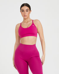 Everyday Sports Bra | Fuchsia