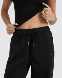 Foundations Straight Leg Joggers | Black