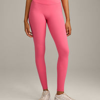 UnifiedMove™ Wrap Leggings with Reflective Logo | Hot Girl Pink
