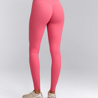 UnifiedMove™ Wrap Leggings with Reflective Logo | Hot Girl Pink