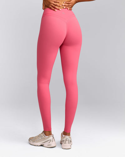 UnifiedMove™ Wrap Leggings with Reflective Logo | Hot Girl Pink