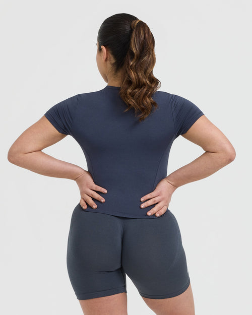 Mellow™ Soft Mid Short Sleeve T-Shirt | True Blue