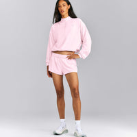 AirMove™ 1/2 Zip Jacket with Bonding | Soft Girl Pink