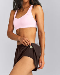 AirMove™ Lined Pocket Shorts 2" | 70% Cocoa
