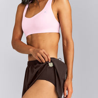 AirMove™ Lined Pocket Shorts 2" | 70% Cocoa