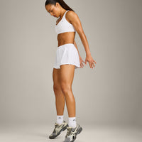 AirMove™ Lined Shorts 2" with Pocket New Branding | White