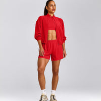 AirMove™ Lined Shorts 4" with Pocket New Branding | Fiery Red