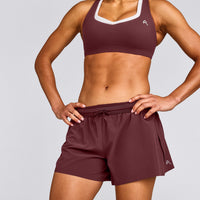 AirMove™ Lined Shorts 4" with Pocket New Branding | Velvet Mocha