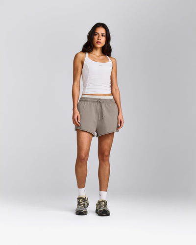 Cotton Vintage Lounge Shorts | Washed Minky