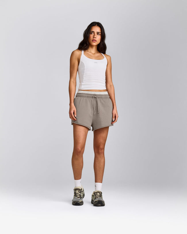 Cotton Vintage Lounge Shorts | Washed Minky