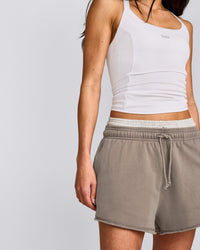 Cotton Vintage Lounge Shorts | Washed Minky