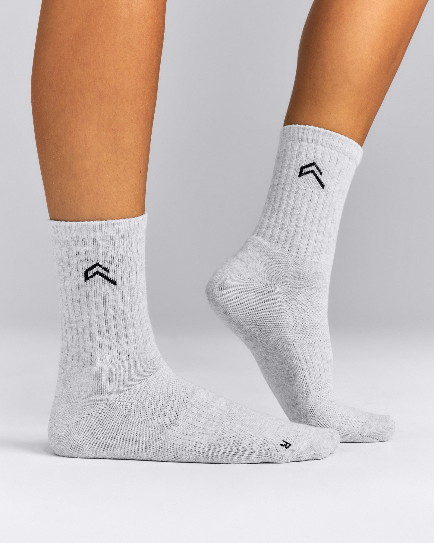 Crew Socks 3 Pack | Grey/White/Black