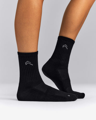 Crew Socks 3 Pack | Grey/White/Black