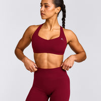 EasyLift™ Cross Back Sports Bra | Ruby Red