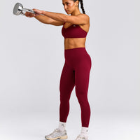EasyLift™ Cross Back Sports Bra | Ruby Red