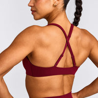 EasyLift™ Cross Back Sports Bra | Ruby Red