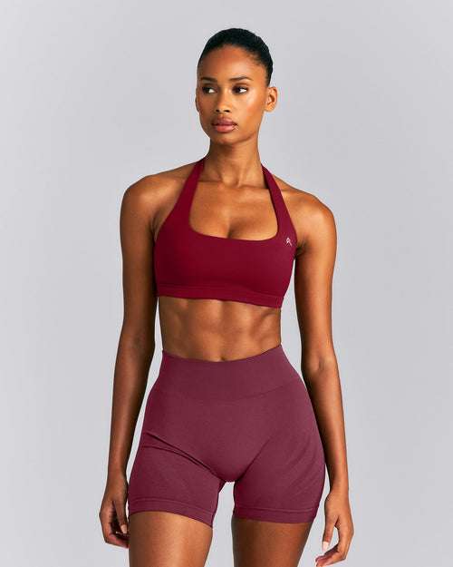EasyLift™ Halter Bralette | Ruby Red