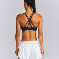 EasyLift™ High Neck Sports Bra New Branding | True Blue