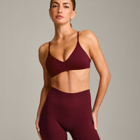 EasyLift™ Ultra Minimal Bralette with Grey Logo | Rosewood