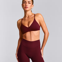 EasyLift™ Ultra Minimal Bralette with Grey Logo | Rosewood